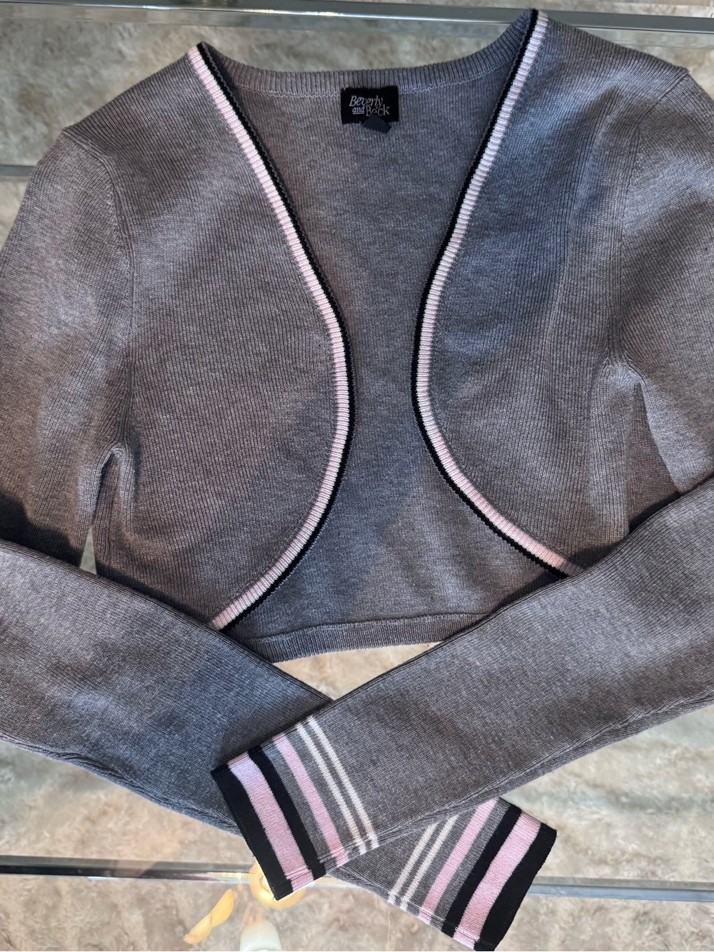 Beverly and Beck Crop Cardigan from PacSun